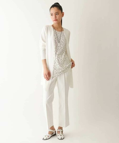 HIROKO BIS GRANDE / ヒロコビス グランデ タンクトップ | 【大きいサイズ】ポルカドットノースリーブトップ /洗える | 詳細10