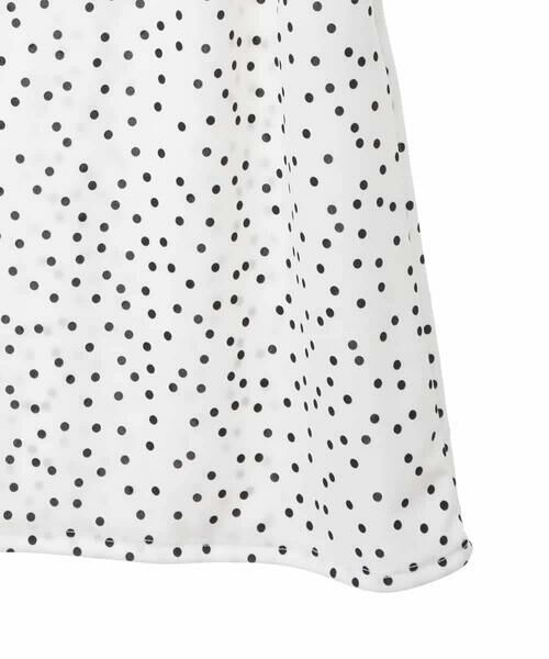 HIROKO BIS GRANDE / ヒロコビス グランデ タンクトップ | 【大きいサイズ】ポルカドットノースリーブトップ /洗える | 詳細4