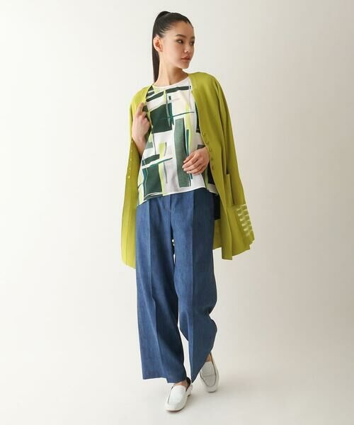 HIROKO BIS GRANDE / ヒロコビス グランデ その他パンツ | 【大きいサイズ】デニム風ワイドパンツ /洗濯機で洗える | 詳細12