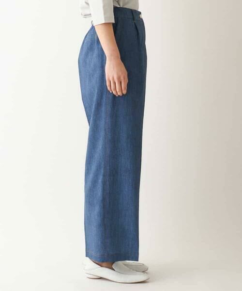 HIROKO BIS GRANDE / ヒロコビス グランデ その他パンツ | 【大きいサイズ】デニム風ワイドパンツ /洗濯機で洗える | 詳細2
