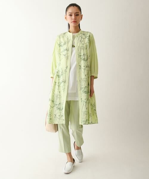 HIROKO BIS GRANDE / ヒロコビス グランデ ショート・ハーフ・半端丈パンツ | 【大きいサイズ】ボディシェルライトクロップドパンツ /洗濯機で洗える | 詳細1