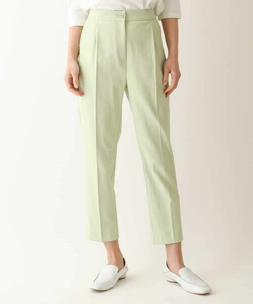 HIROKO BIS GRANDE / ヒロコビス グランデ ショート・ハーフ・半端丈パンツ | 【大きいサイズ】ボディシェルライトクロップドパンツ /洗濯機で洗える | 詳細11