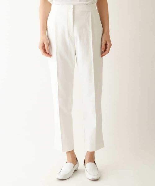 HIROKO BIS GRANDE / ヒロコビス グランデ ショート・ハーフ・半端丈パンツ | 【大きいサイズ】ボディシェルライトクロップドパンツ /洗濯機で洗える | 詳細13