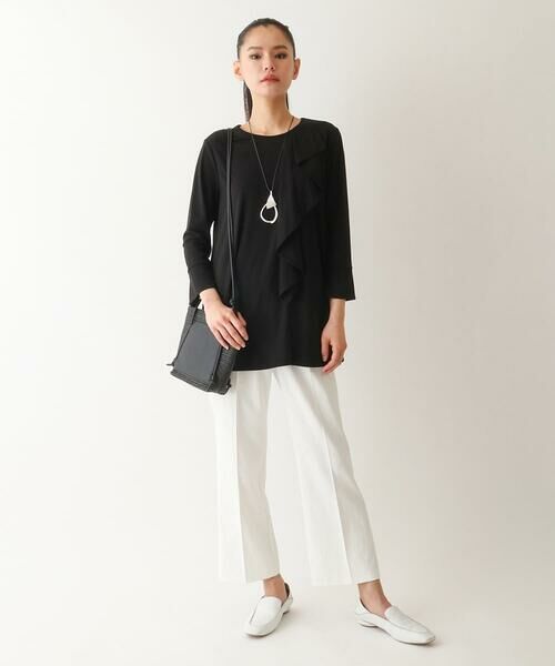 HIROKO BIS GRANDE / ヒロコビス グランデ ショート・ハーフ・半端丈パンツ | 【大きいサイズ】ボディシェルライトベルパンツ /洗濯機で洗える | 詳細15