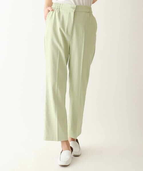 HIROKO BIS GRANDE / ヒロコビス グランデ ショート・ハーフ・半端丈パンツ | 【大きいサイズ】ボディシェルライトベルパンツ /洗濯機で洗える | 詳細7