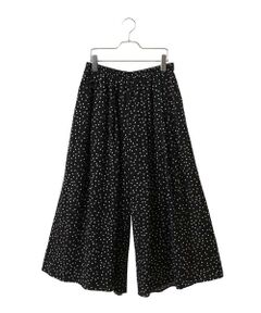 HIROKO BIS GRANDE / ヒロコビス グランデ その他パンツ | 【大きいサイズ】シアーチェックドットフレアパンツ /洗える