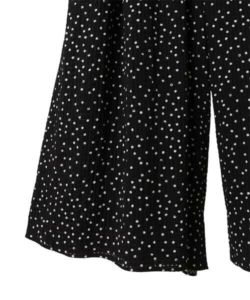 HIROKO BIS GRANDE / ヒロコビス グランデ その他パンツ | 【大きいサイズ】シアーチェックドットフレアパンツ /洗える | 詳細10