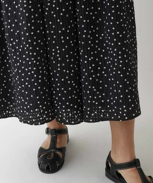 HIROKO BIS GRANDE / ヒロコビス グランデ その他パンツ | 【大きいサイズ】シアーチェックドットフレアパンツ /洗える | 詳細12