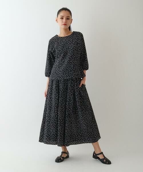 HIROKO BIS GRANDE / ヒロコビス グランデ その他パンツ | 【大きいサイズ】シアーチェックドットフレアパンツ /洗える | 詳細19