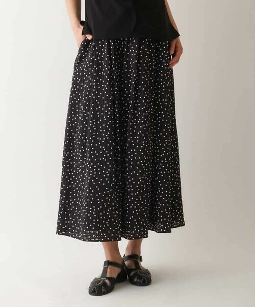 HIROKO BIS GRANDE / ヒロコビス グランデ その他パンツ | 【大きいサイズ】シアーチェックドットフレアパンツ /洗える | 詳細23