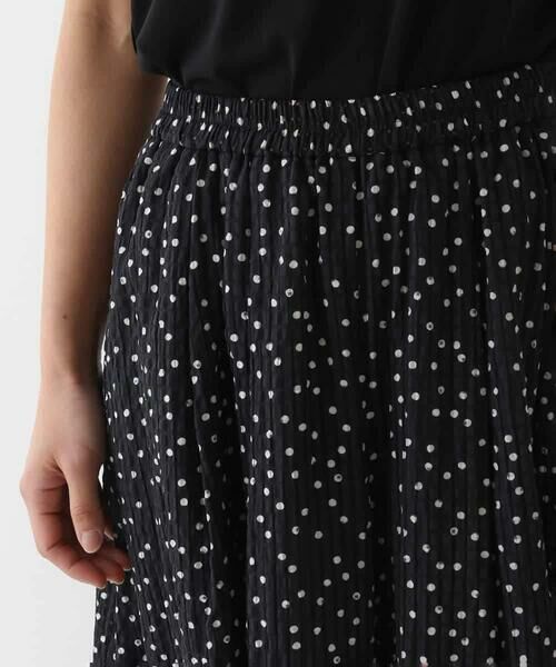 HIROKO BIS GRANDE / ヒロコビス グランデ その他パンツ | 【大きいサイズ】シアーチェックドットフレアパンツ /洗える | 詳細5