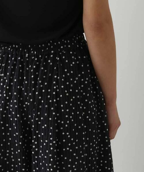 HIROKO BIS GRANDE / ヒロコビス グランデ その他パンツ | 【大きいサイズ】シアーチェックドットフレアパンツ /洗える | 詳細9