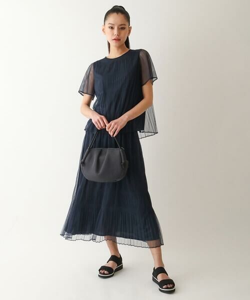 HIROKO BIS GRANDE / ヒロコビス グランデ ロング・マキシ丈スカート | 【大きいサイズ】マジョリカプリーツスカート /洗える | 詳細12