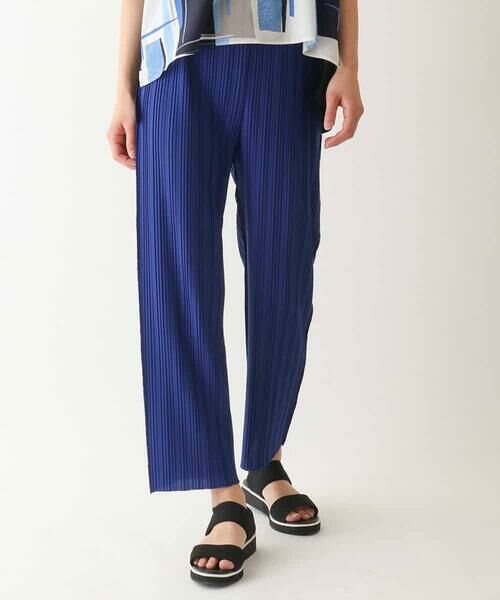 HIROKO BIS GRANDE / ヒロコビス グランデ ショート・ハーフ・半端丈パンツ | 【大きいサイズ】プリモーディアルプリーツパンツ /洗える | 詳細9