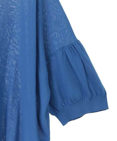 HIROKO BIS GRANDE / ヒロコビス グランデ ニット・セーター | 【大きいサイズ/接触冷感】パフスリーブニットプルオーバー /洗える | 詳細3