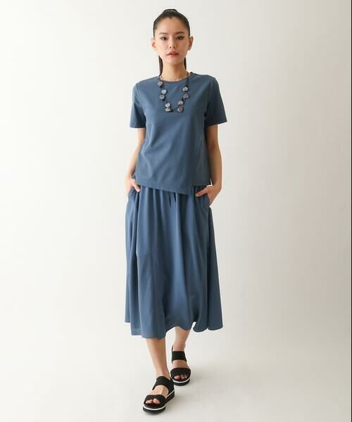 HIROKO BIS GRANDE / ヒロコビス グランデ ロング・マキシ丈スカート | 【大きいサイズ/UVカット/吸汗速乾】切り替えメッシュフレアスカート /洗濯機で洗える | 詳細11