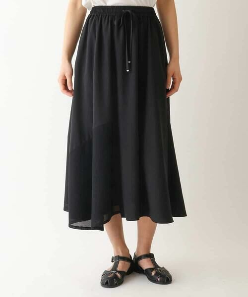 HIROKO BIS GRANDE / ヒロコビス グランデ ロング・マキシ丈スカート | 【大きいサイズ/UVカット/吸汗速乾】切り替えメッシュフレアスカート /洗濯機で洗える | 詳細5