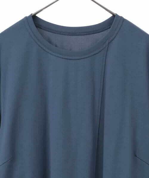 HIROKO BIS GRANDE / ヒロコビス グランデ チュニック | 【大きいサイズ/UVカット/遮熱性】メッシュ切り替えデザインチュニック /洗濯機で洗える | 詳細2