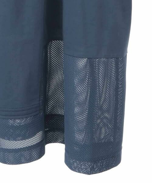 HIROKO BIS GRANDE / ヒロコビス グランデ チュニック | 【大きいサイズ/UVカット/遮熱性】メッシュ切り替えデザインチュニック /洗濯機で洗える | 詳細4