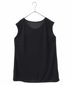 HIROKO BIS GRANDE / ヒロコビス グランデ タンクトップ | 【大きいサイズ】フレンチスリーブチュニックタンクトップ /洗濯機で洗える