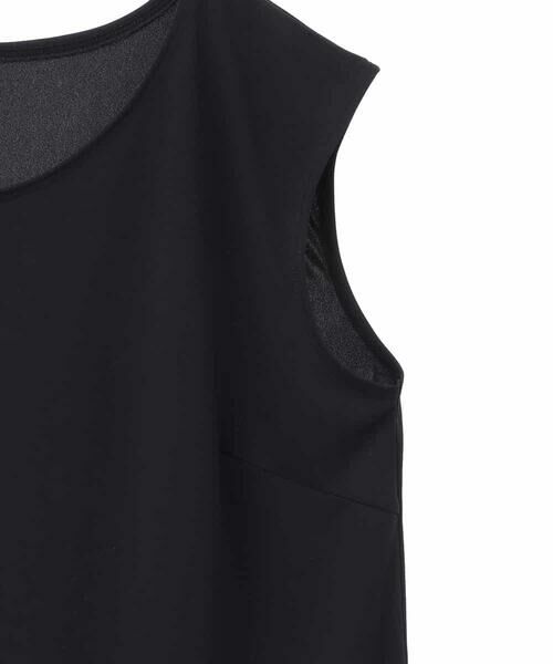 HIROKO BIS GRANDE / ヒロコビス グランデ タンクトップ | 【大きいサイズ】フレンチスリーブチュニックタンクトップ /洗濯機で洗える | 詳細3
