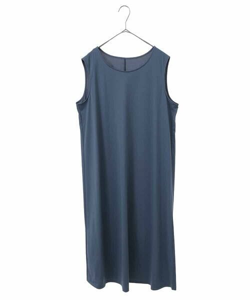 HIROKO BIS GRANDE / ヒロコビス グランデ ロング・マキシ丈ワンピース | 【大きいサイズ/UVカット/遮熱性】ラッセルメッシュAラインワンピース /洗濯機で洗える | 詳細7