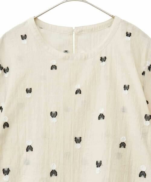 HIROKO BIS GRANDE / ヒロコビス グランデ シャツ・ブラウス | 【大きいサイズ】エスニックモチーフコンパクトブラウス /洗える | 詳細10