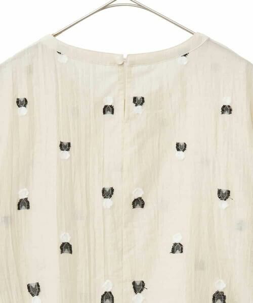 HIROKO BIS GRANDE / ヒロコビス グランデ シャツ・ブラウス | 【大きいサイズ】エスニックモチーフコンパクトブラウス /洗える | 詳細11