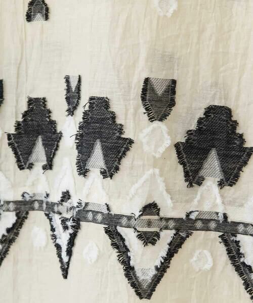 HIROKO BIS GRANDE / ヒロコビス グランデ シャツ・ブラウス | 【大きいサイズ】エスニックモチーフコンパクトブラウス /洗える | 詳細14