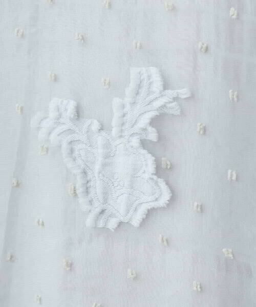 HIROKO BIS GRANDE / ヒロコビス グランデ シャツ・ブラウス | 【大きいサイズ】ドットフラワージャカードブラウス | 詳細6