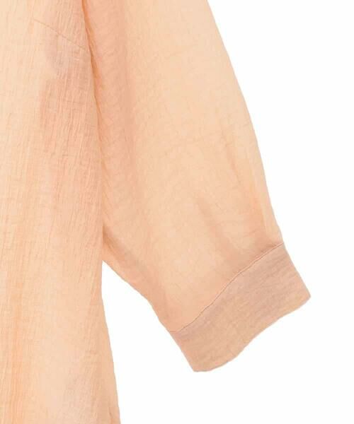 HIROKO BIS GRANDE / ヒロコビス グランデ シャツ・ブラウス | 【大きいサイズ】シュリンクシアーロングシャツ /洗える | 詳細3