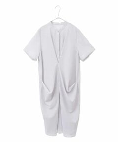 HIROKO BIS GRANDE / ヒロコビス グランデ ロング・マキシ丈ワンピース | 【大きいサイズ】ヴィンテージボイルシルエットワンピース /洗濯機で洗える