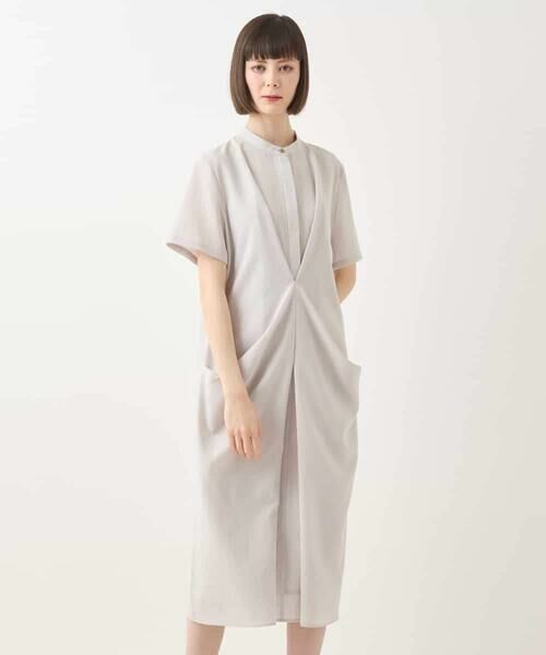 HIROKO BIS GRANDE / ヒロコビス グランデ ロング・マキシ丈ワンピース | 【大きいサイズ】ヴィンテージボイルシルエットワンピース /洗濯機で洗える | 詳細11