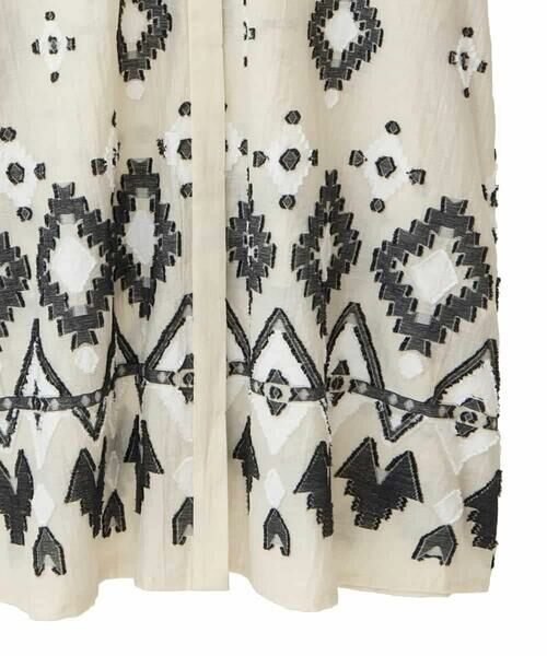 HIROKO BIS GRANDE / ヒロコビス グランデ ロング・マキシ丈ワンピース | 【大きいサイズ】エスニックモチーフドレス /洗える | 詳細6