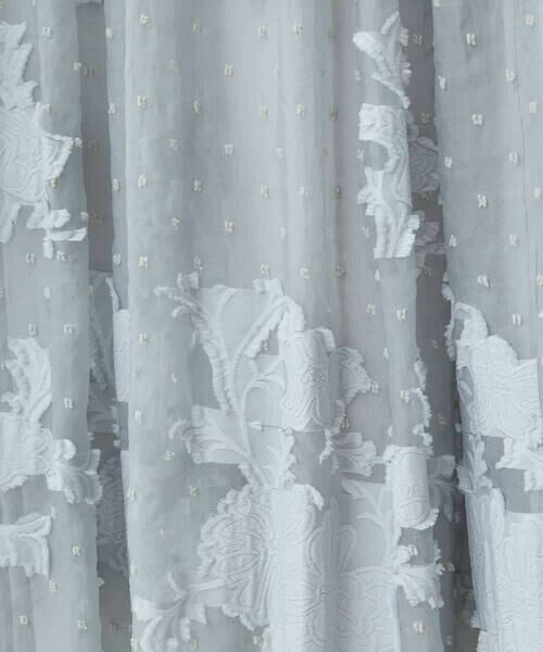 HIROKO BIS GRANDE / ヒロコビス グランデ ロング・マキシ丈ワンピース | 【大きいサイズ】ドットフラワーシャーリング切り替えワンピース | 詳細5