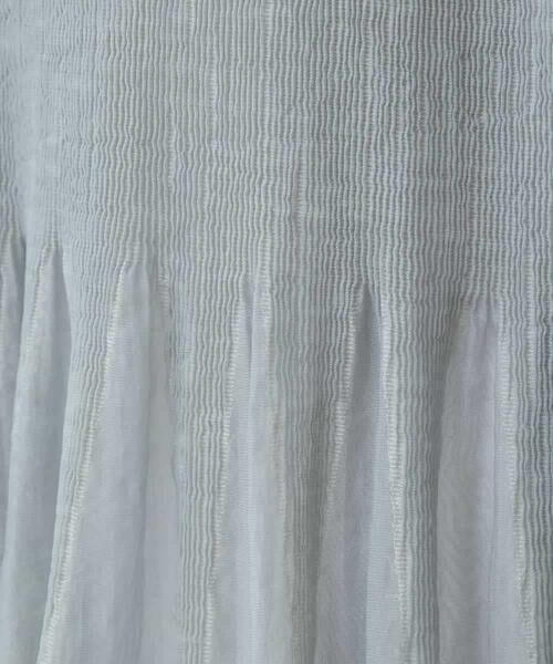 HIROKO BIS GRANDE / ヒロコビス グランデ ロング・マキシ丈ワンピース | 【大きいサイズ】ドットフラワーシャーリング切り替えワンピース | 詳細6