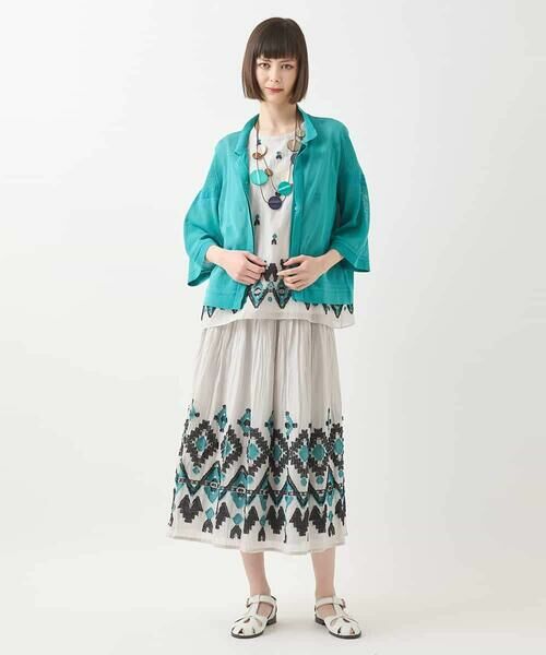 HIROKO BIS GRANDE / ヒロコビス グランデ カーディガン・ボレロ | 【大きいサイズ】ボリュームスリーブニットカーディガン /洗える | 詳細5