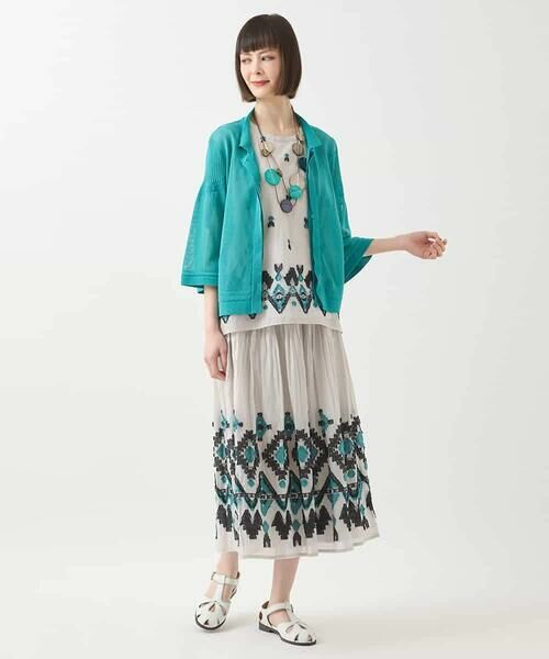 HIROKO BIS GRANDE / ヒロコビス グランデ カーディガン・ボレロ | 【大きいサイズ】ボリュームスリーブニットカーディガン /洗える | 詳細6