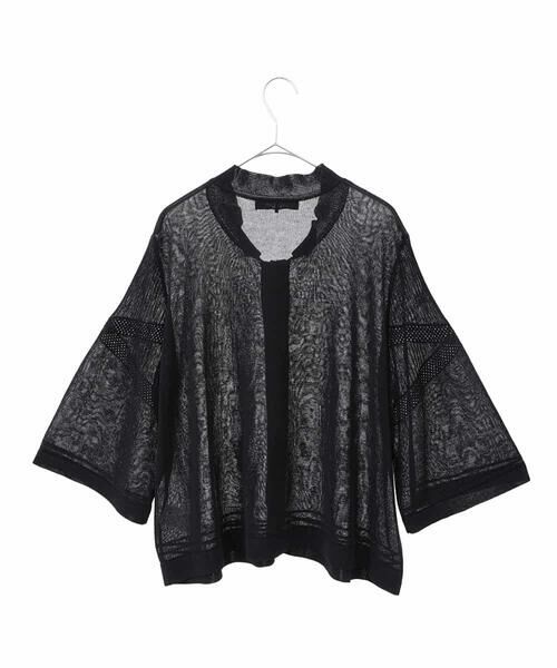 HIROKO BIS GRANDE / ヒロコビス グランデ カーディガン・ボレロ | 【大きいサイズ】ボリュームスリーブニットカーディガン /洗える | 詳細15