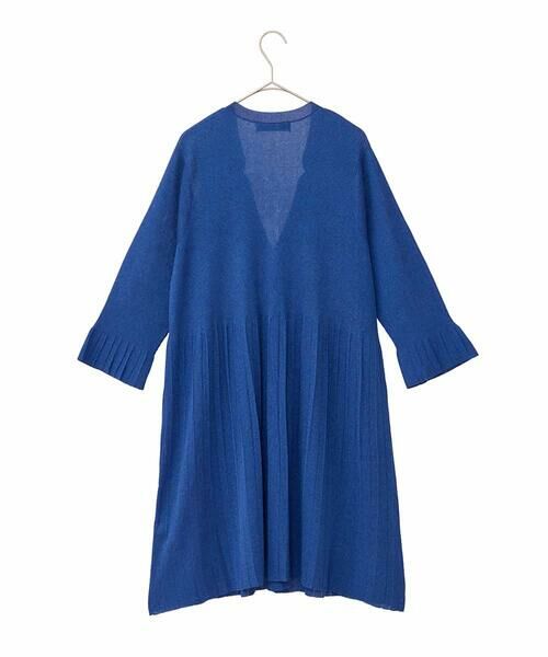 HIROKO BIS GRANDE / ヒロコビス グランデ カーディガン・ボレロ | 【大きいサイズ】メタリックヤーンリブニットカーディガン | 詳細1