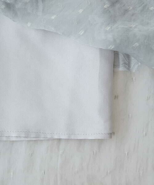 HIROKO BIS GRANDE / ヒロコビス グランデ ロング・マキシ丈スカート | 【大きいサイズ】ドットフラワーシャーリングスカート | 詳細4