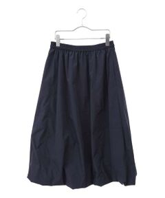 HIROKO BIS GRANDE / ヒロコビス グランデ ロング・マキシ丈スカート | 【大きいサイズ/撥水】ストレッチタフタバルーンヘムスカート /洗濯機で洗える