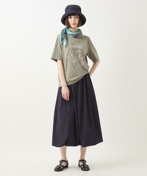 HIROKO BIS GRANDE / ヒロコビス グランデ ロング・マキシ丈スカート | 【大きいサイズ/撥水】ストレッチタフタバルーンヘムスカート /洗濯機で洗える | 詳細11