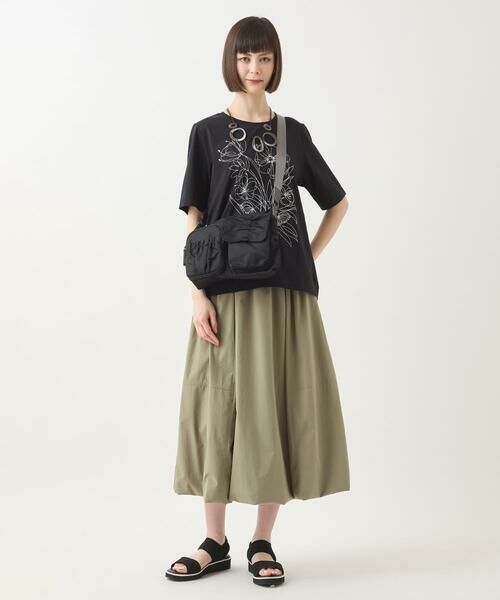 HIROKO BIS GRANDE / ヒロコビス グランデ ロング・マキシ丈スカート | 【大きいサイズ/撥水】ストレッチタフタバルーンヘムスカート /洗濯機で洗える | 詳細15