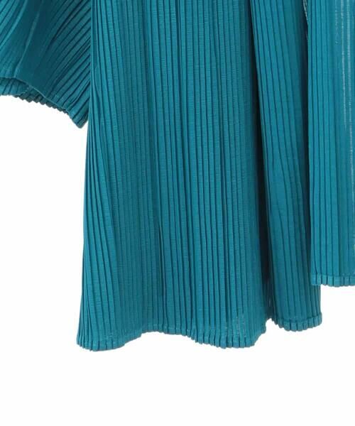 HIROKO BIS GRANDE / ヒロコビス グランデ カーディガン・ボレロ | 【大きいサイズ/接触冷感】ランダムプリーツショートカーディガン /洗える | 詳細4