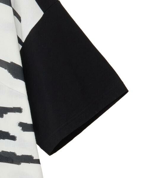 HIROKO BIS GRANDE / ヒロコビス グランデ チュニック | 【大きいサイズ】モノトーンジャカードデザインチュニックカットソー /洗える | 詳細14