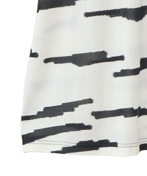 HIROKO BIS GRANDE / ヒロコビス グランデ チュニック | 【大きいサイズ】モノトーンジャカードデザインチュニックカットソー /洗える | 詳細15