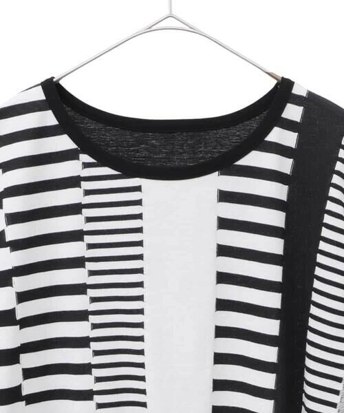 HIROKO BIS GRANDE / ヒロコビス グランデ チュニック | 【大きいサイズ】モノトーンジャカードチュニックプルオーバー /洗える | 詳細2