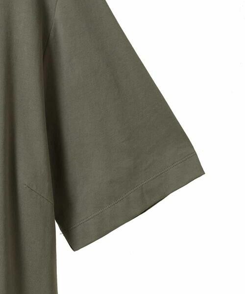 HIROKO BIS GRANDE / ヒロコビス グランデ カットソー | 【大きいサイズ】ステッチ刺繍デザインTシャツ /洗える | 詳細5