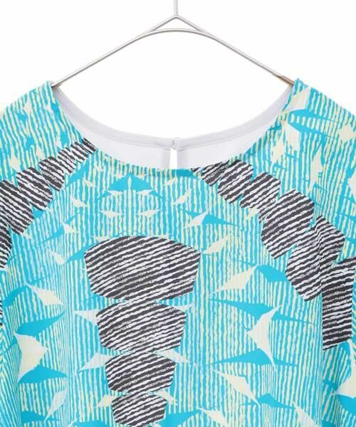 HIROKO BIS GRANDE / ヒロコビス グランデ カットソー | 【大きいサイズ】デジタルパターンデザインプルオーバー /洗濯機で洗える | 詳細3